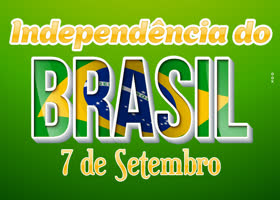 Postcard dia da independência do brasil