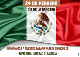 Postcard dia de la bandera