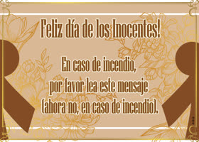 Postcard día de los inocentes