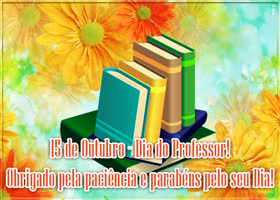 Postcard dia do professor