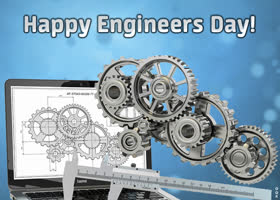 Postcard engineers day