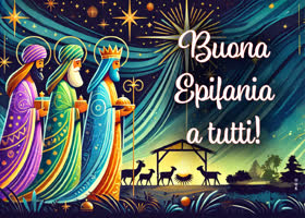 Postcard epifania