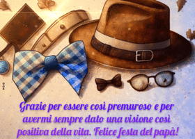 Postcard festa del papà