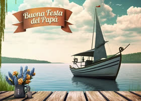 Postcard festa del papà
