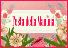 Postcard festa della mamma