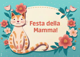 Postcard festa della mamma
