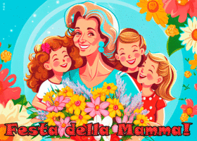 Postcard festa della mamma