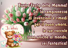 Postcard festa della mamma