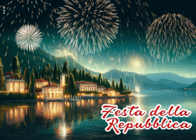 Postcard festa della repubblica