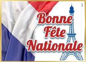 Postcard fête nationale (prise de la bastille)