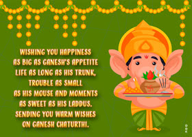 Postcard ganesh chaturthi