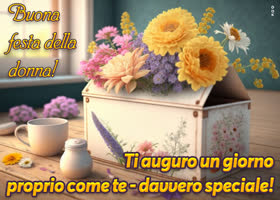 Postcard giornata internazionale della donna