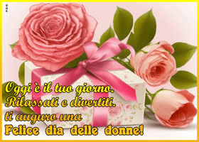 Postcard giornata internazionale della donna