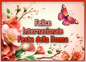Postcard giornata internazionale della donna