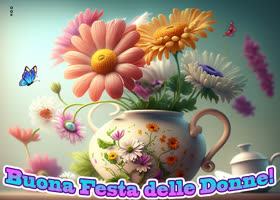 Postcard giornata internazionale della donna