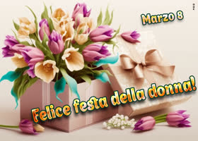 Postcard giornata internazionale della donna