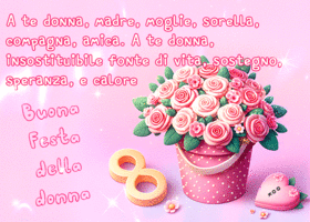 Postcard giornata internazionale della donna
