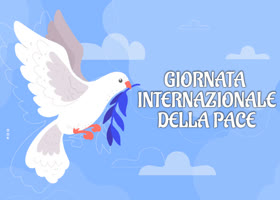 Postcard giornata internazionale della pace