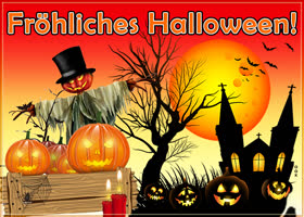 Postcard halloween