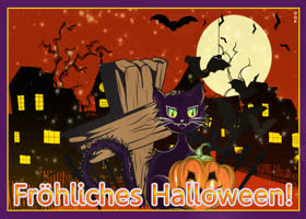 Postcard halloween