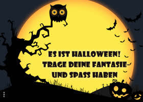 Postcard halloween