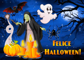 Postcard halloween
