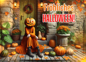Postcard halloween