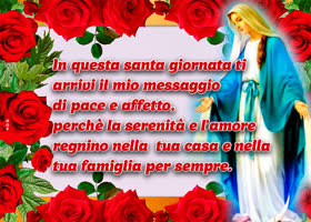 Postcard immacolata concezione