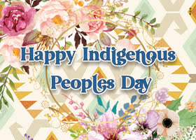 Postcard indigenous peoples day