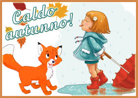 Postcard inizia l'autunno (equinozio d'autunno)