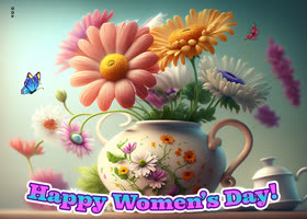 Postcard international women's day