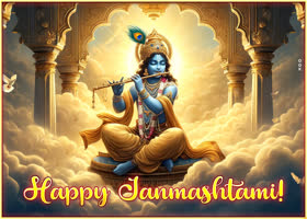 Postcard janmashtami