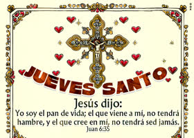 Postcard jueves santo