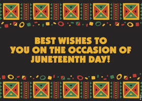 Postcard juneteenth