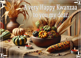 Postcard kwanzaa