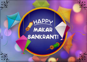 Postcard makar sankranti