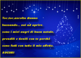 Postcard natale