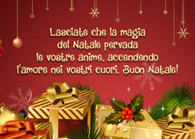 Postcard natale