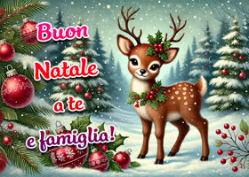 Postcard natale