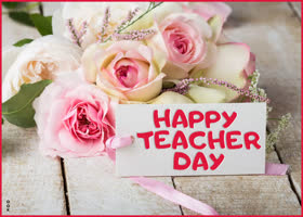 Postcard national teacher day