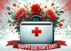 Postcard nat'l doctors daynat'l doctors day