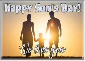 Postcard nat'l. son's day