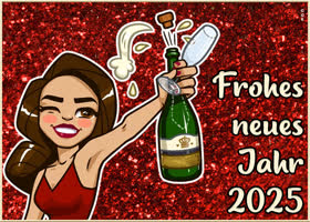Postcard neujahr