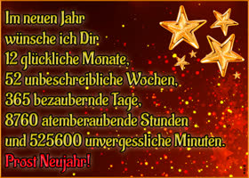 Postcard neujahr