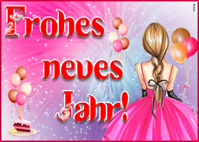Postcard neujahr