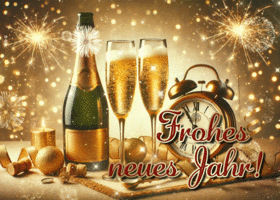 Postcard neujahr