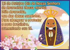 Postcard nossa senhora aparecida