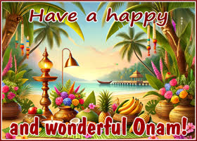 Postcard onam