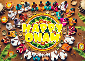 Postcard onam