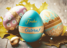 Postcard ostersonntag